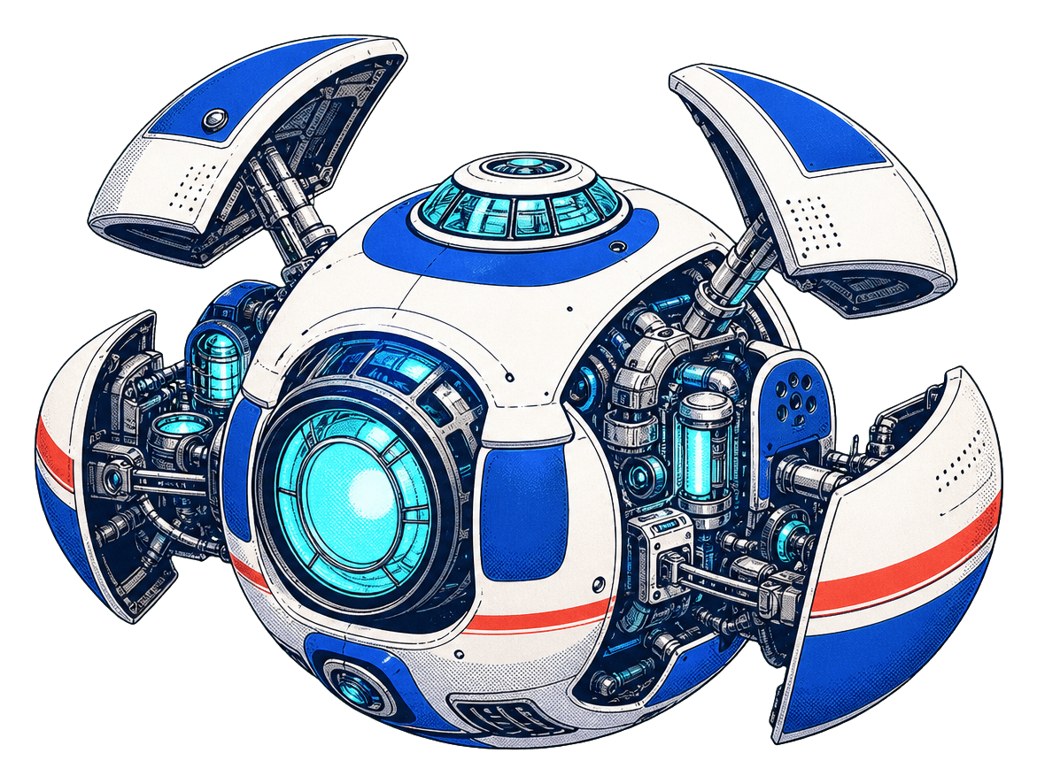 The Craftship, surrounded by things people are building